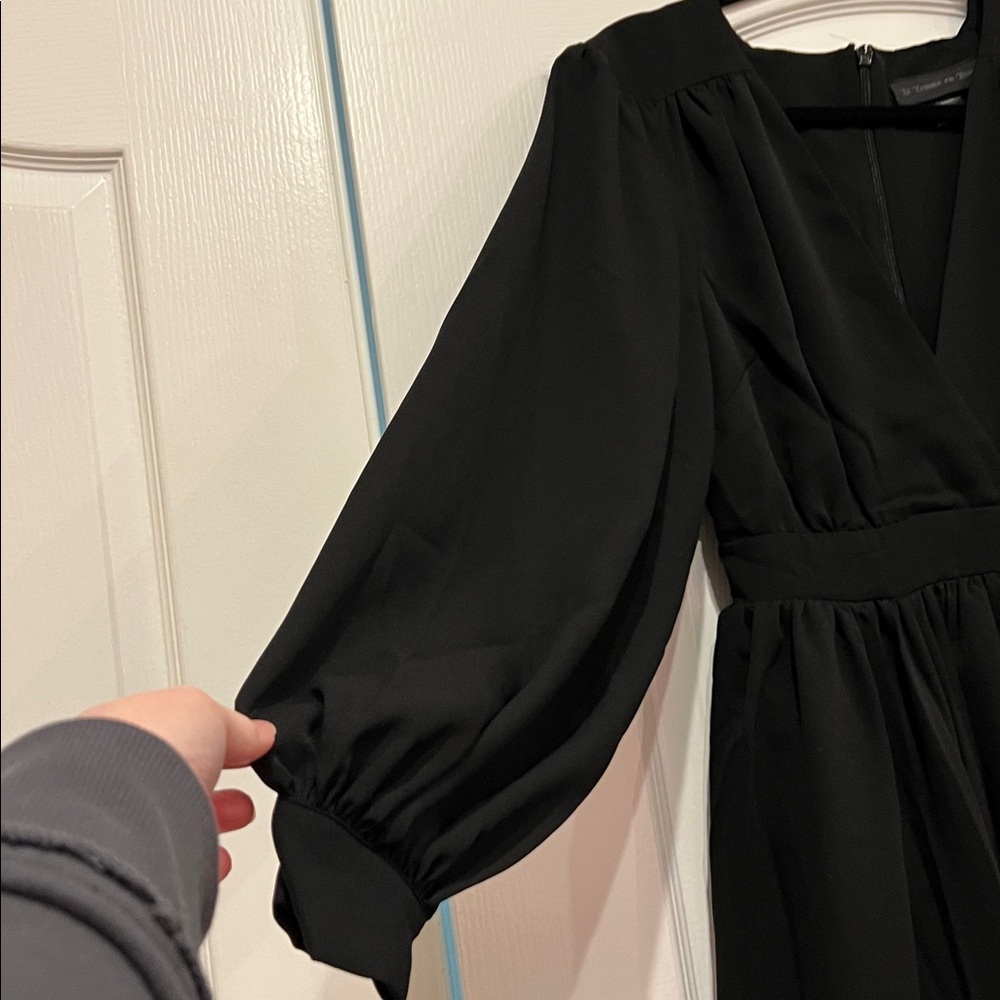 La Femme en Noir Belladonna Maxi Dress in Black  - Size Medium NWOT - Picture 5 of 9